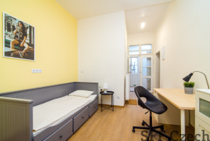 Furnished room with private bathroom to rent Prague 2 close to center and metro I.P. Pavlova